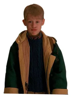 😤 Kevin McCallister Home Alone Macaulay Culkin, filme, comédia, criança, inverno, assustado, esqueceram de mim whatsapp sticker