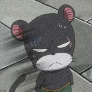 😒 cartoon, animal, cat, cute, angry telegram sticker