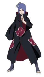 😡 Konan Naruto Аниме, Наруто, Конан, Акацуки, Ниндзя telegram sticker