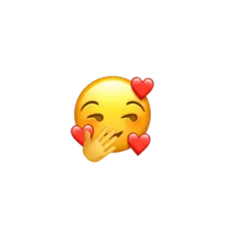 🥰 emoji, kiss, heart, love telegram sticker