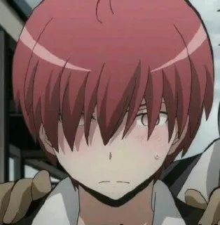 🏐 Karma Akabane Assassination Classroom anime, cartoon, character, manga telegram sticker