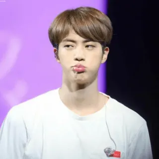 ☁️ Jin kpop, ca sĩ, âm nhạc, thần tượng, bts, dễ thương, hài hước telegram sticker