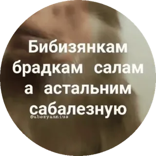 🌟 Бибизянкам брадкам салам а остальним сабалезную russisch, Meme, Gruß, lustig telegram sticker