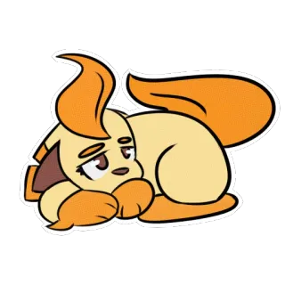 😴 Flareon pokemon, flareon, niedlich, cartoon telegram sticker