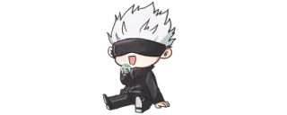 ✨ Satoru Gojo Jujutsu Kaisen Anime, Chibi, Gojo, Satoru Gojo, Jujutsu Kaisen telegram sticker