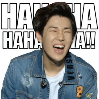 😂 HAHA HAHAHA!! 웃음, ㅋㅋ, 남자, 미소, 행복 telegram sticker