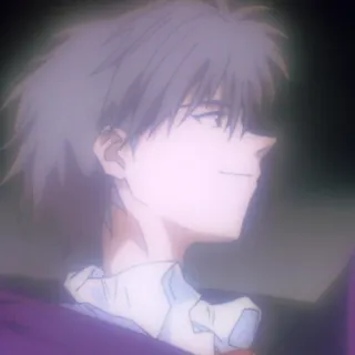 🧊 Kaworu Nagisa Neon Genesis Evangelion anime, evangelion, kaworu, nagisa, character telegram sticker