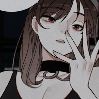 🥀 woman, anime, character, girl, cartoon telegram sticker
