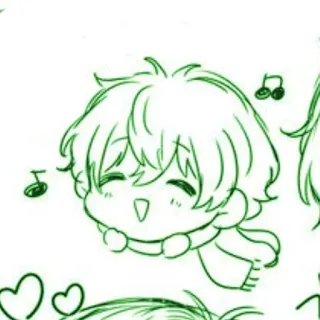 🌟 Anime, Chibi, Dễ thương, Hoạt hình, Minh họa whatsapp sticker