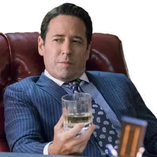 🥃 man, suit, drink, alcohol, glass whatsapp sticker