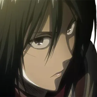 😡 Mikasa Ackerman Attack on Titan Mikasa, Ackerman, Attack on Titan, Anime, Manga, Personage telegram sticker