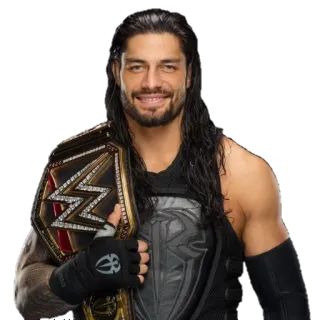 🤩 Roman Reigns wrestler, roman reigns, champion, wrestling, sports telegram sticker