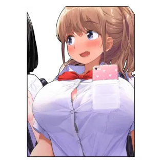 ☁️ 动漫, 漫画, 女孩, 校服 telegram sticker