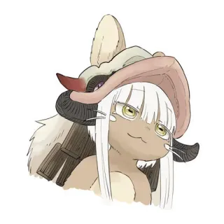 🤗 Nanachi Made in Abyss Anime, Mangá, Personagem, Nanachi, Made in Abyss telegram sticker
