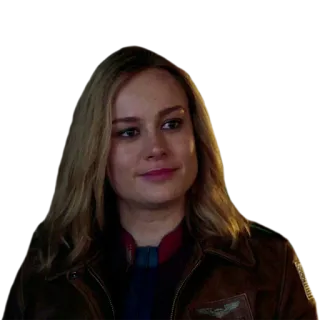 🙂 Captain Marvel 惊奇队长, 漫威, 超级英雄, 布丽·拉尔森 telegram sticker