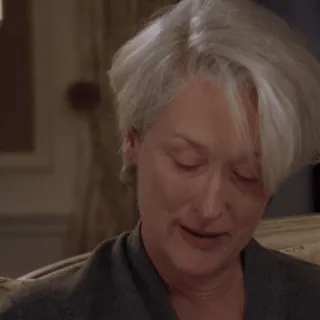 😢 Miranda Priestly The Devil Wears Prada fashion, movie, boss, powerful, editor telegram sticker