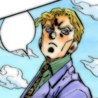 💣 Yoshikage Kira JoJo's Bizarre Adventure Anime, Manga, Personaje, Jojo, Yoshikage Kira telegram sticker