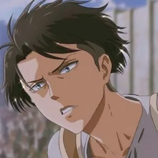 😒 Levi Ackerman Attack on Titan Anime, Levi, Ataque dos Titãs, Mangá, Personagem telegram sticker