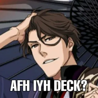 🗿 AFH IYH DECK? telegram sticker