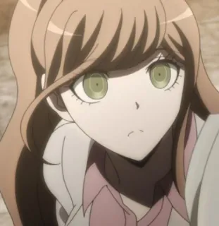 🌟 Mahiru Koizumi Danganronpa アニメ, 女の子, ダンガンロンパ, キャラクター, 小泉真昼, ポートレート whatsapp sticker