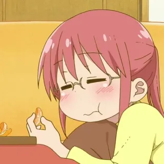 💈 Kobayashi Miss Kobayashi's Dragon Maid Anime, Dibujos animados, Lindo, Femenino, Personaje, Kobayashi telegram sticker