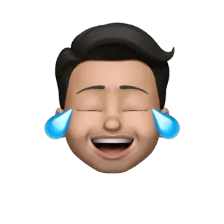 😂 อีโมจิ, ร้องไห้, หัวเราะ, ดีใจ, ใบหน้า, มีความสุข, น้ำตา telegram sticker