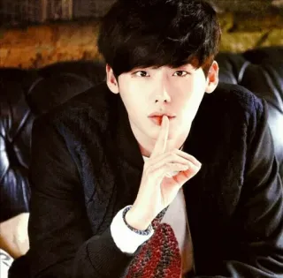 🤫 Uomo, Dito sulle labbra, Shhh, Silenzio, Bello, Asiatico, Ritratto telegram sticker