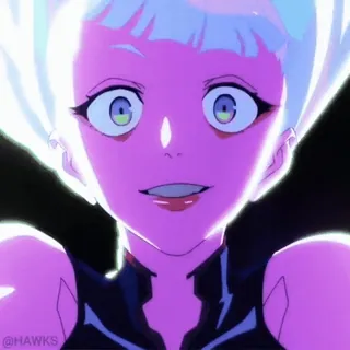 🔥 Rebecca Cyberpunk: Edgerunners Cyberpunk, Anime, Edgerunners, Rebecca, Animowany telegram sticker