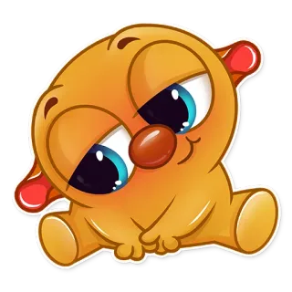 ☺️ Dibujos animados, Mono, Animal, Personaje, Ilustración telegram sticker