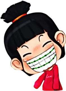 😁 Love Cartoon, Mädchen, Anime, Liebe, Illustration, Lächeln, Fröhlich telegram sticker