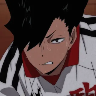 🌟 Kuroo Tetsurou Haikyuu!! anime, haikyuu, kuroo tetsurou, volleyball, sports, manga telegram sticker