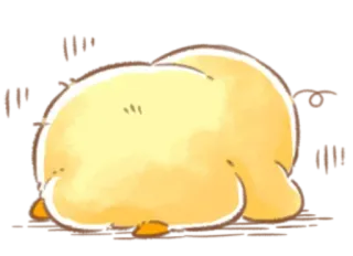 🤩 pato, animal, pájaro, lindo whatsapp sticker