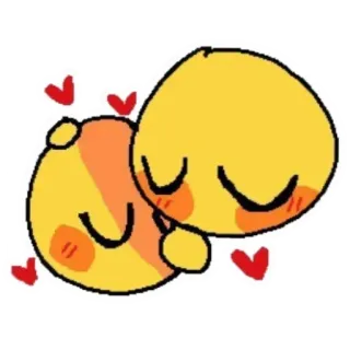 🥰 Emoji, Amour, Affection, Couple, Mignon, Kawaii, Câlin, Relation telegram sticker