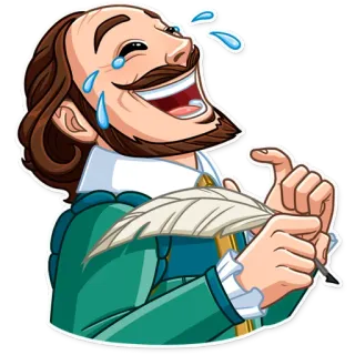 Shakespeare telegram stickers