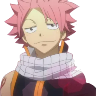😌 Natsu Dragneel Fairy Tail Anime, Mangá, Fairy Tail, Natsu Dragneel, Sticker telegram sticker