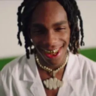 👀 YNW Melly rapper, música, retrato, YNW Melly telegram sticker