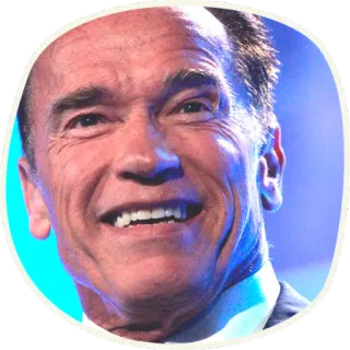 😄 Arnold Schwarzenegger ator, político, celebridade, governador, fisiculturista telegram sticker