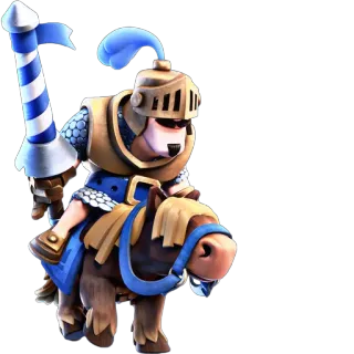 ⚔️ Prince Clash Royale clash royale, мобильная игра, принц, персонаж, лошадь, броня telegram sticker