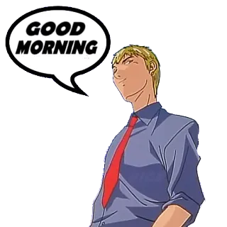 🛏 GOOD MORNING greeting, anime, good morning, message telegram sticker
