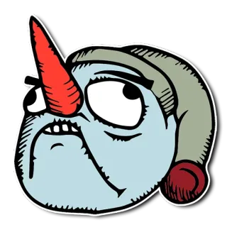 😟 Мем, Троллфейс, Мультфильм, Смешно, Интернет мем, Rage Comic telegram sticker