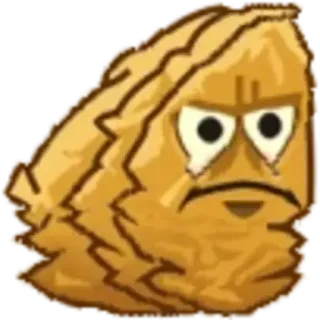 😠 Wall-nut Plants vs. Zombies video game, Plants vs Zombies, Wall-Nut, karakter, tanaman, permainan whatsapp sticker