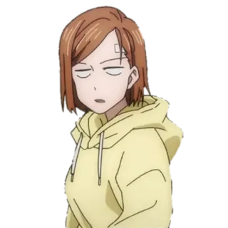 😐 Nobara Kugisaki Jujutsu Kaisen Anime, Jujutsu Kaisen, Nobara Kugisaki, Personaje, Sticker whatsapp sticker