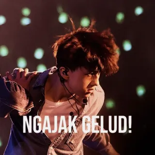 🥊 NGAJAK GELUD! person, man, Indonesian, gelud, challenge telegram sticker