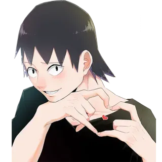 ❤️ Anime, Manga, Herz, Charakter, Zeichnung, Kunst telegram sticker