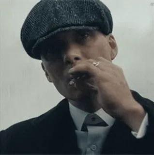 🚬 Thomas Shelby Peaky Blinders Peaky Blinders, Thomas Shelby, Fumar, Sombrero, Drama, Crimen, Birmingham whatsapp sticker