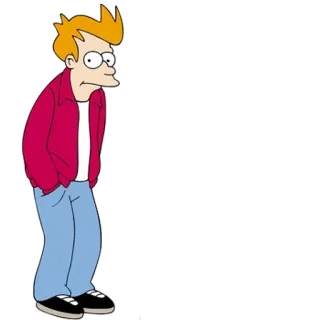 🐡 Fry Futurama Fry, Futurama, Kartun, Animasi, Philip J. Fry telegram sticker