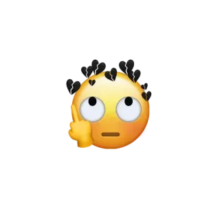 ❤️ emoji, middle finger, offensive, gesture telegram sticker