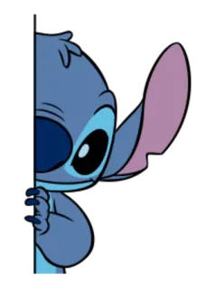 🙄 Stitch Lilo & Stitch cartoon, alien, blue, cute, disney, stitch telegram sticker