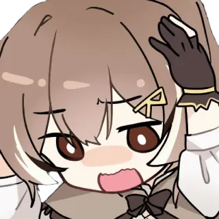 😣 Anime, Vtuber, Confundido, Lindo, Sticker telegram sticker