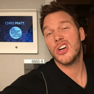 😆 Chris Pratt The Tonight Show Starring Jimmy Fallon CHRIS PRATT
THE TONIGHT SHOW
STARRING JIMMY FALLON Chris Pratt, Jimmy Fallon, Tonight Show, Celebridade, Ator telegram sticker